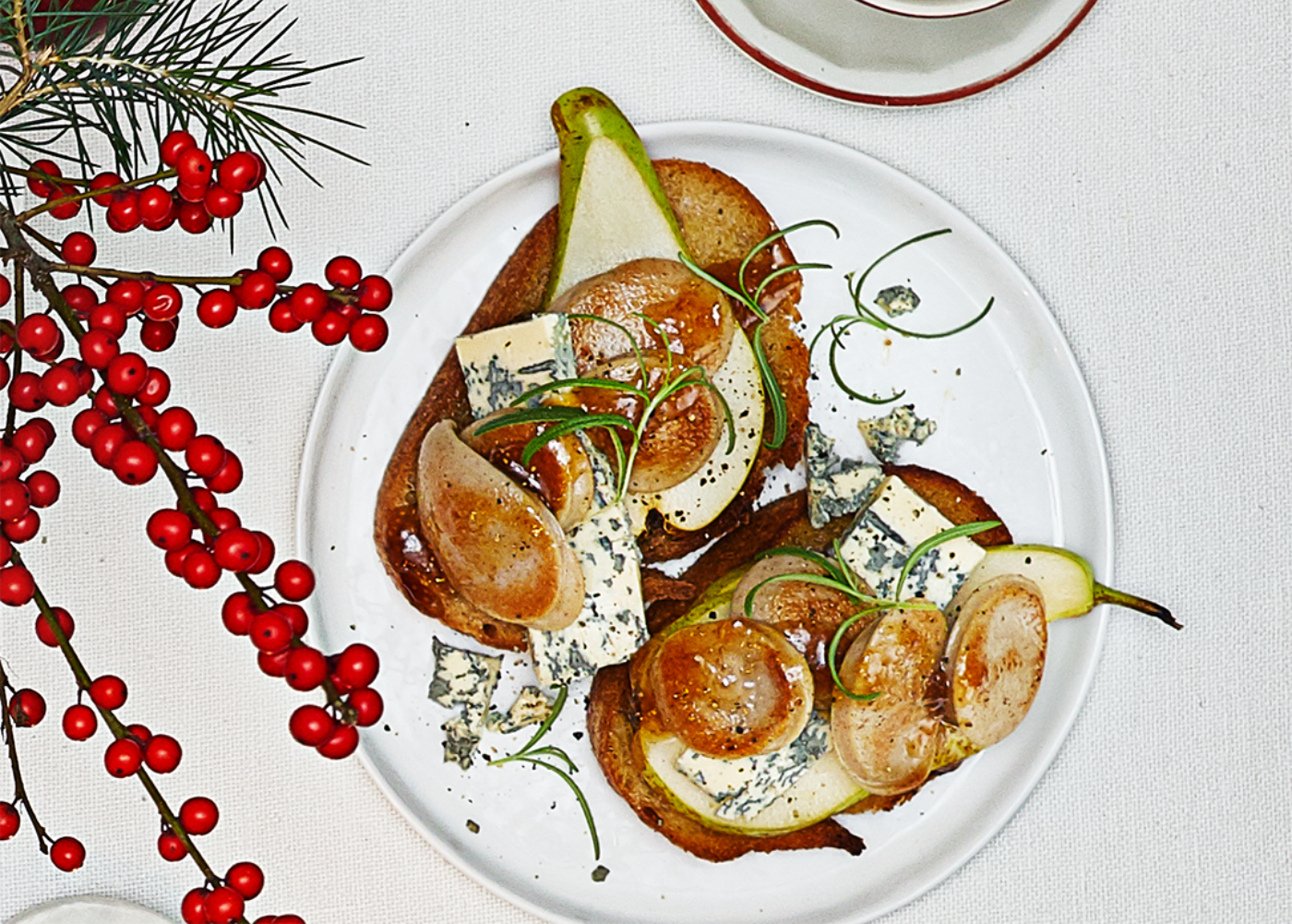 Bruscetta med julepolsa