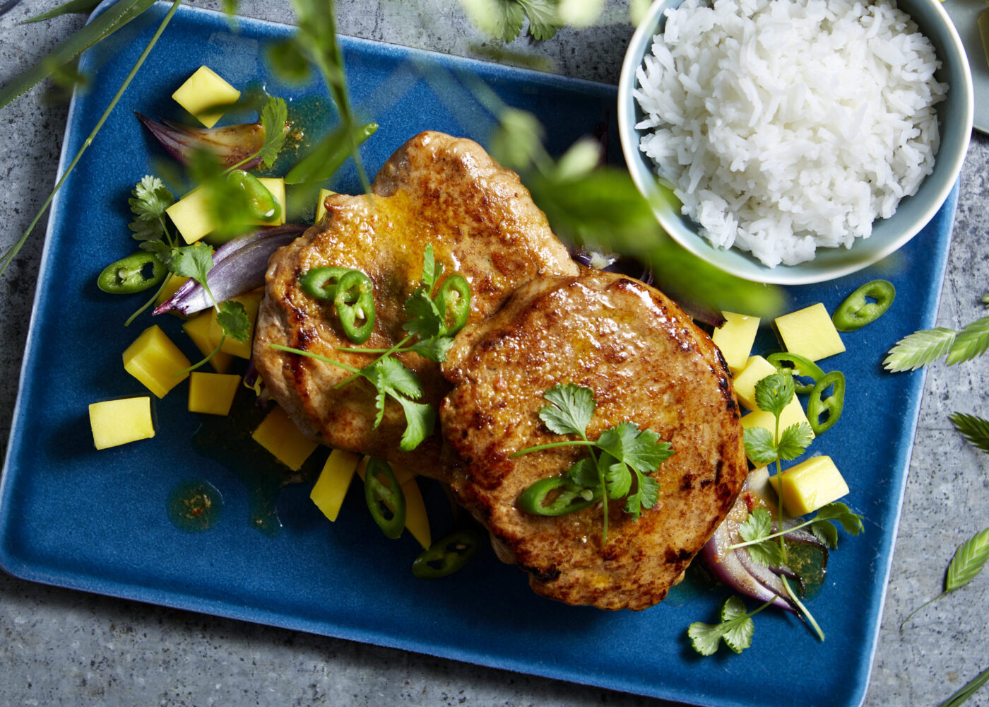 Asiatisk ytrefilet med mangosalat