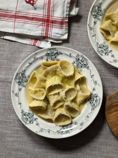 Tortellini fylt med pinnekjott