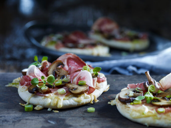 Birkebeinerpizza med spekeskinke