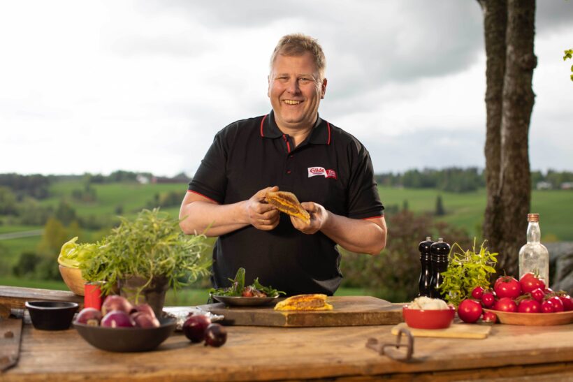 Karbonbadesmørbrød fra Gilde