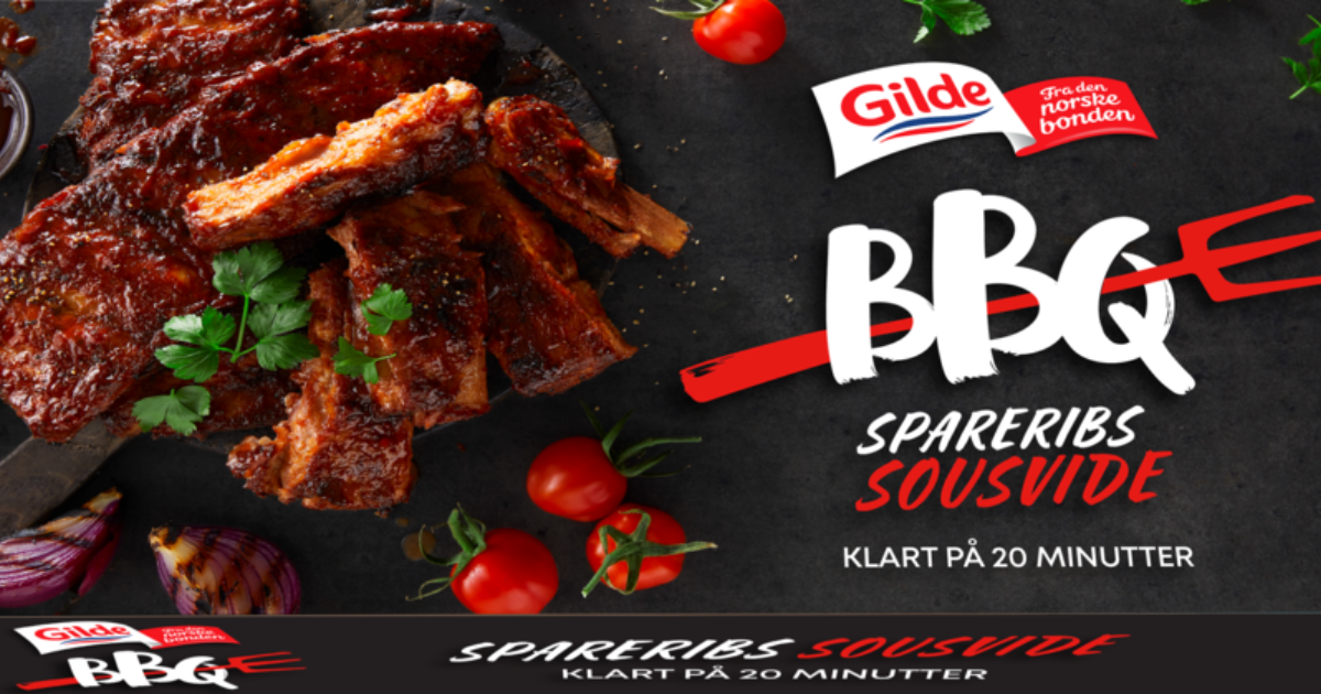 Gilde | Marinerte Spareribs 840g Pk